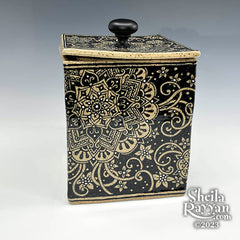 Tea Box - Decorative Horse Design