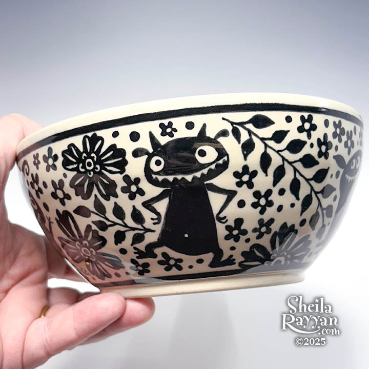 Bowl - Monsters in the Garden