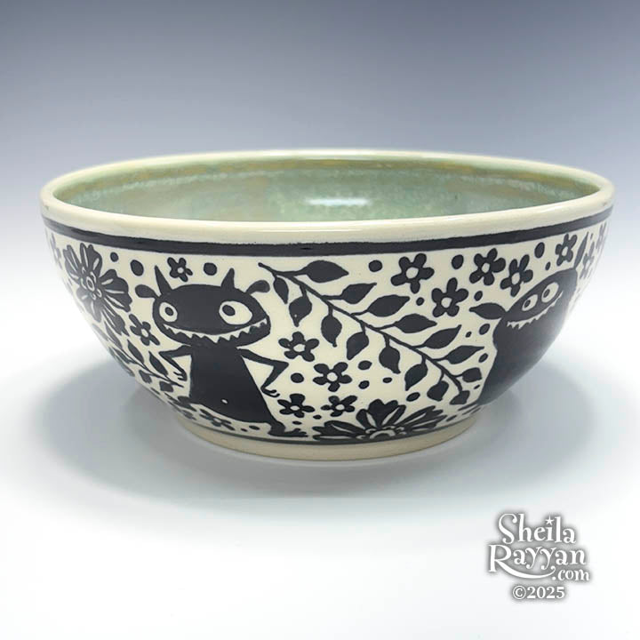 Bowl - Monsters in the Garden