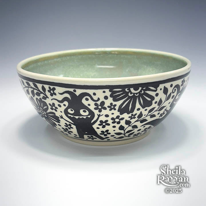 Bowl - Monsters in the Garden