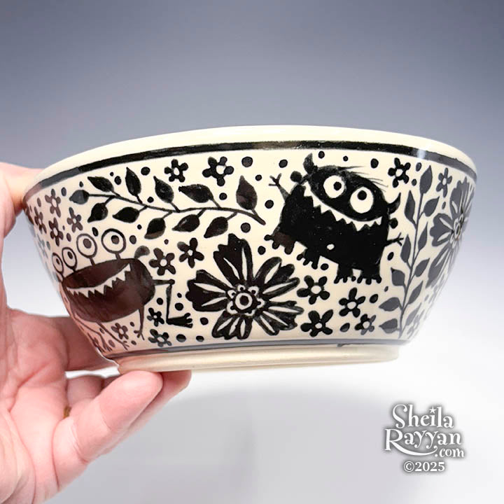 Bowl - Monsters in the Garden