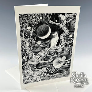 Greeting Card - A Cheshire Cat