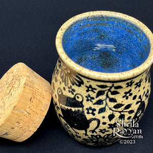 Jar with Cork Lid - Monsters in the Garden