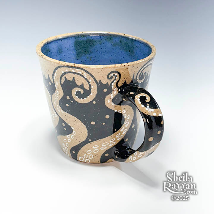 Mug - Kranky Kraken - for left handers