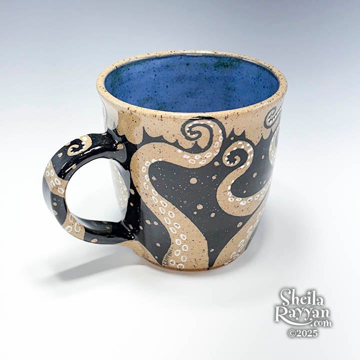 Mug - Kranky Kraken - for right handers