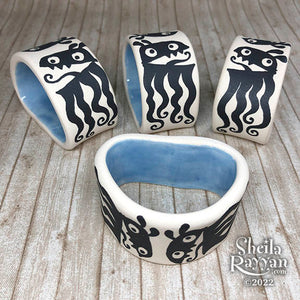 Napkin Rings - Monster Design